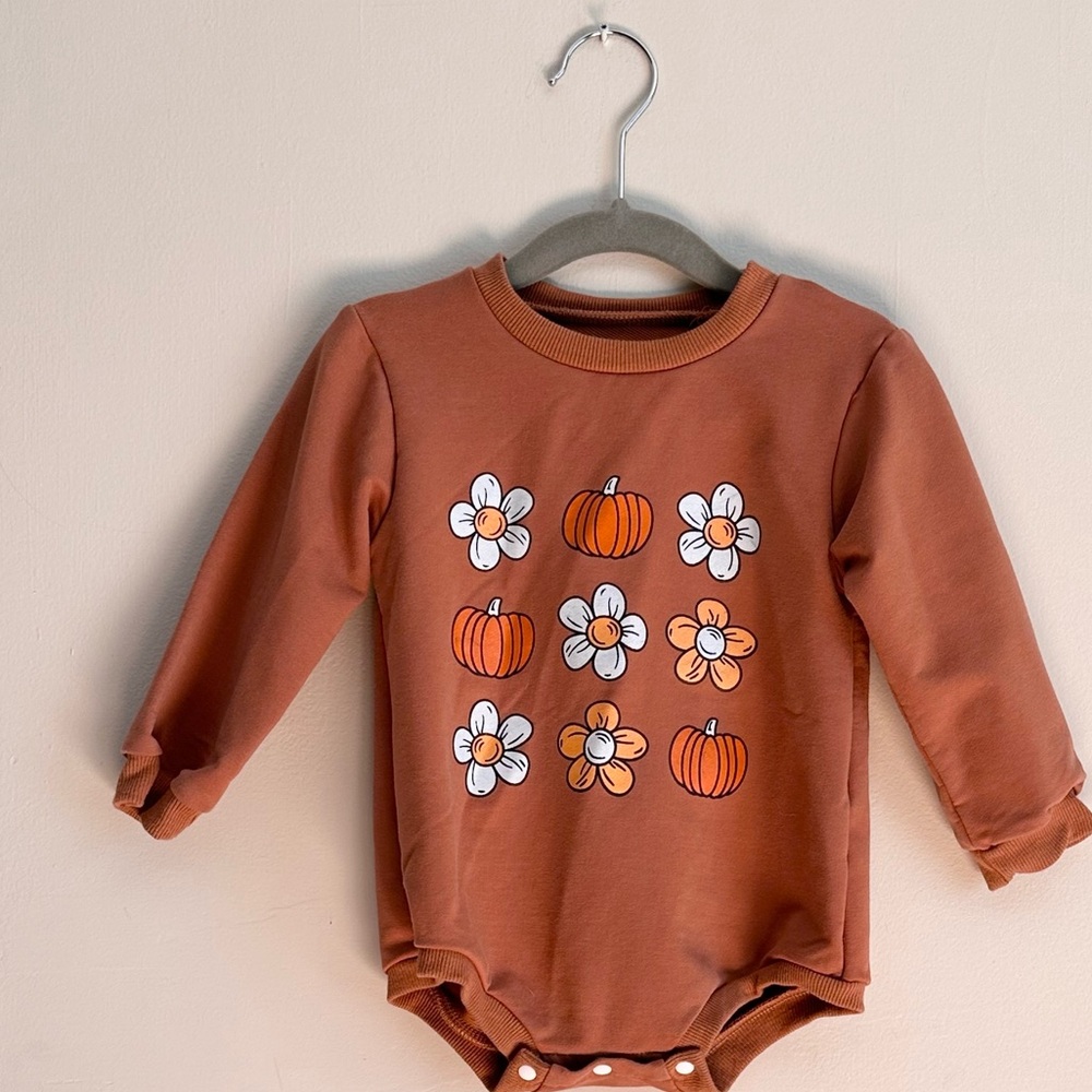 No name Fall Bubble Romper Size 12-18M